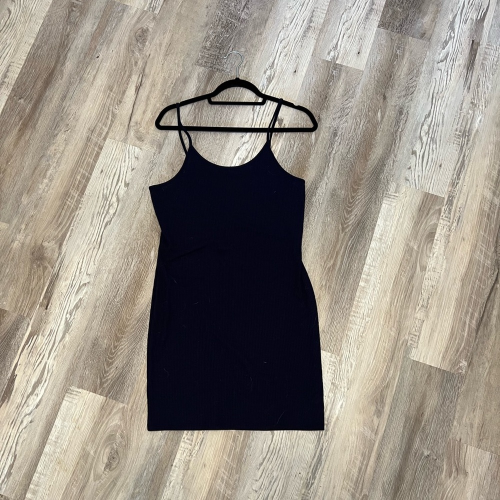 ribbed body con dress NWOT